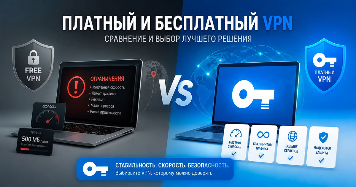 Сравнение платного и бесплатного VPS